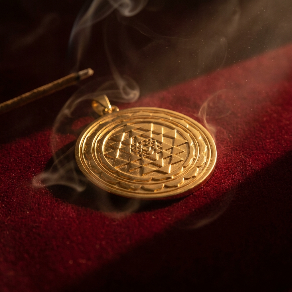 Sri Yantra (Gold Plated)